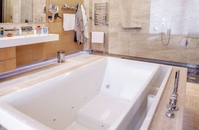 Modern Bathtub and Fixtures